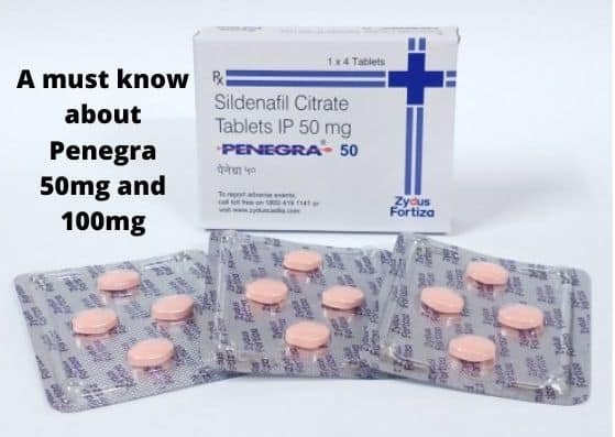 Penegra 50mg and 100mg