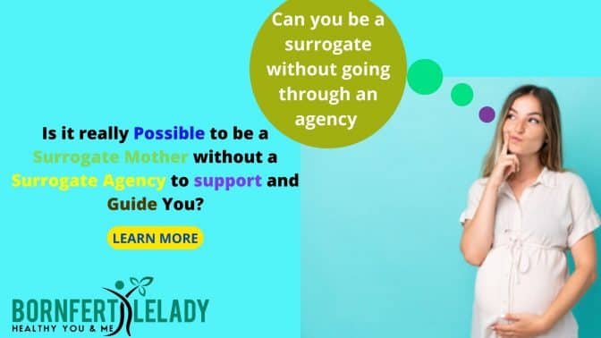 can you be a Surrogate without going through an agency - Bornfertilitylady