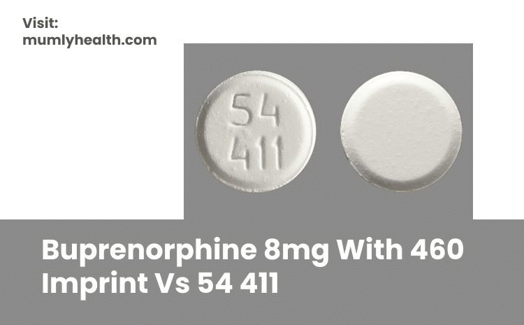 Buprenorphine 8mg With 460 Imprint Vs 54 411
